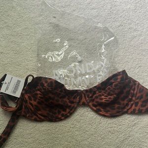 Monday Swimwear leopard print bikini top